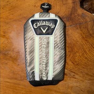 Callaway Steelhead Putter Headcover in Silver, White and Black